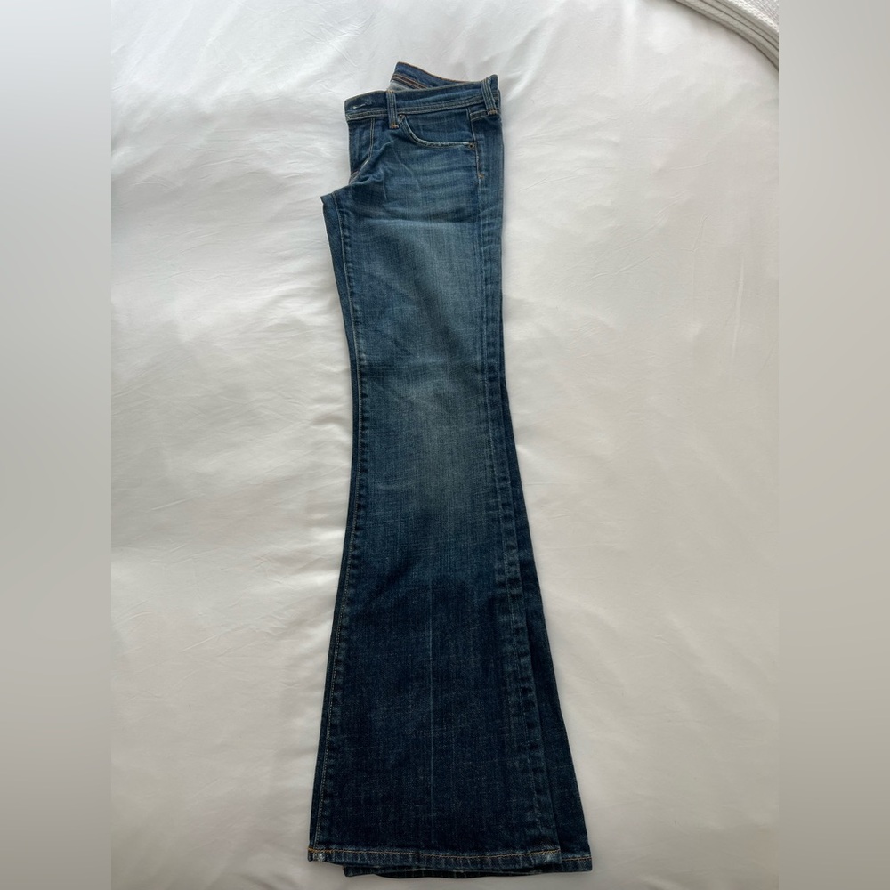 Citizen of Humanity Low Waist Flare Blue Women's Jeans